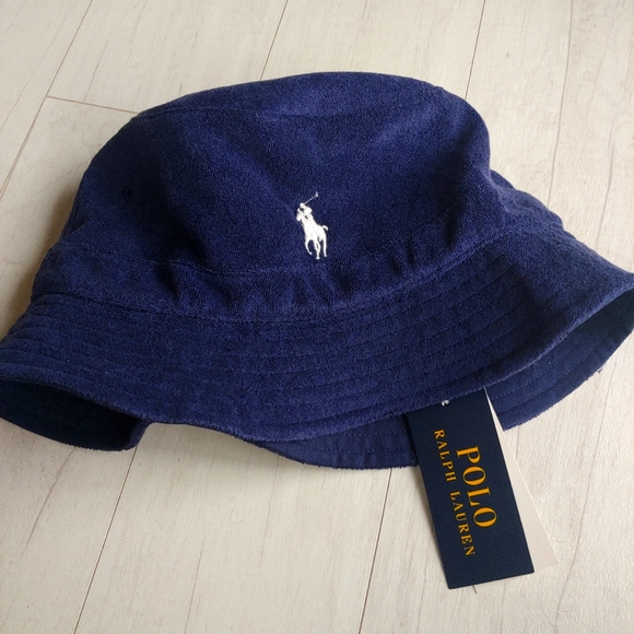 Polo Ralph Lauren Other - POLO Ralph Lauren NEW Terry Cloth Bucket Hat